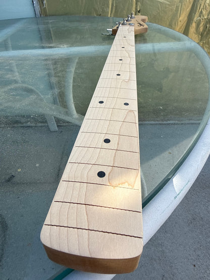 Fretless Glass Guitar Neck Conversion