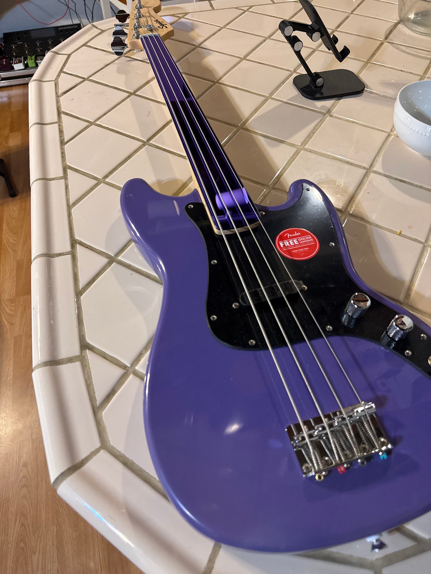 Fretless Glass Guitar Neck Conversion