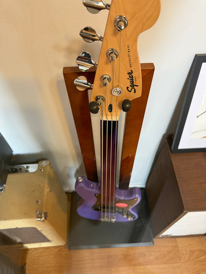 One of a kind Purple Fretless Glass Bass