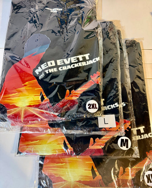 Ned Evett Glass Highway Tour Tshirt